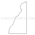 County subdivisions not defined, Oconto County, Wisconsin (Light Gray Border)