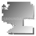 Brookfield city, Waukesha County, Wisconsin (Gray Gradient Fill with Shadow)