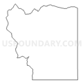 Sundance CCD, Crook County, Wyoming (Light Gray Border)