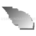 San Antonio Union Elementary School District, California (Gray Gradient Fill with Shadow)