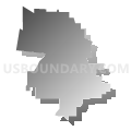 Wilmar Union Elementary School District, California (Gray Gradient Fill with Shadow)