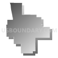 Buttonwillow Union Elementary School District, California (Gray Gradient Fill with Shadow)