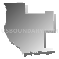 Grant Elementary School District, California (Gray Gradient Fill with Shadow)