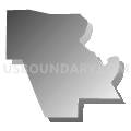 Capay Joint Union Elementary School District, California (Gray Gradient Fill with Shadow)