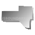 Silver Fork Elementary School District, California (Gray Gradient Fill with Shadow)