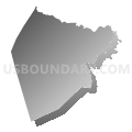 Columbia School District, Connecticut (Gray Gradient Fill with Shadow)