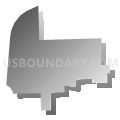 Will County School District 92, Illinois (Gray Gradient Fill with Shadow)