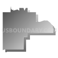 South Holland School District 151, Illinois (Gray Gradient Fill with Shadow)