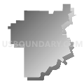 Hagar Township School District 6, Michigan (Gray Gradient Fill with Shadow)