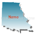 Ripley County R-IV School District, Missouri (Blue Gradient Fill with Shadow)