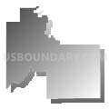 Gallatin Gateway Elementary School District, Montana (Gray Gradient Fill with Shadow)