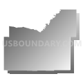 Birney Elementary School District, Montana (Gray Gradient Fill with Shadow)