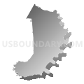 Commercial Township School District, New Jersey (Gray Gradient Fill with Shadow)