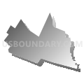 Moonachie Borough School District, New Jersey (Gray Gradient Fill with Shadow)