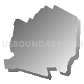 Allendale Borough School District, New Jersey (Gray Gradient Fill with Shadow)