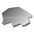 Magnolia Borough School District, New Jersey (Gray Gradient Fill with Shadow)