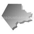 Brantleyville CDP, Alabama (Gray Gradient Fill with Shadow)