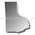 Morada CDP, California (Gray Gradient Fill with Shadow)