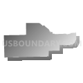 Dogtown CDP, California (Gray Gradient Fill with Shadow)