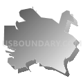 Alhambra Valley CDP, California (Gray Gradient Fill with Shadow)