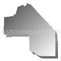 Durham CDP, California (Gray Gradient Fill with Shadow)