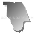 Micco CDP, Florida (Gray Gradient Fill with Shadow)