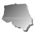 Wadley city, Georgia (Gray Gradient Fill with Shadow)