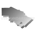 Sunnyside CDP, Georgia (Gray Gradient Fill with Shadow)