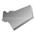 Providence city, Kentucky (Gray Gradient Fill with Shadow)
