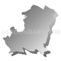 Leitersburg CDP, Maryland (Gray Gradient Fill with Shadow)