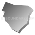 Cheshire CDP, Massachusetts (Gray Gradient Fill with Shadow)