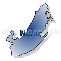 New Seabury CDP, Massachusetts (Radial Fill with Shadow)