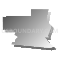 Shields CDP, Michigan (Gray Gradient Fill with Shadow)