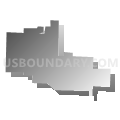 Liberal city, Missouri (Gray Gradient Fill with Shadow)