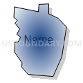 Lemoyne CDP, Nebraska (Radial Fill with Shadow)