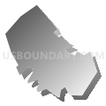 National Park borough, New Jersey (Gray Gradient Fill with Shadow)