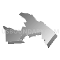 Lindenwold borough, New Jersey (Gray Gradient Fill with Shadow)