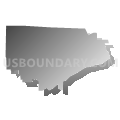 Stokesdale town, North Carolina (Gray Gradient Fill with Shadow)