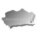 South Rosemary CDP, North Carolina (Gray Gradient Fill with Shadow)