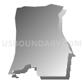 Rosemount CDP, Ohio (Gray Gradient Fill with Shadow)