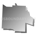 Greentown CDP, Ohio (Gray Gradient Fill with Shadow)