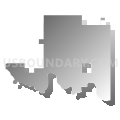 Union City town, Oklahoma (Gray Gradient Fill with Shadow)