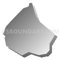 Port Vue borough, Pennsylvania (Gray Gradient Fill with Shadow)