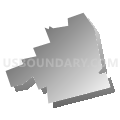 Cressona borough, Pennsylvania (Gray Gradient Fill with Shadow)