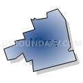 Cressona borough, Pennsylvania (Radial Fill with Shadow)
