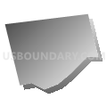 Burlington borough, Pennsylvania (Gray Gradient Fill with Shadow)