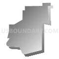 Wheatland borough, Pennsylvania (Gray Gradient Fill with Shadow)