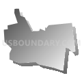 Stockertown borough, Pennsylvania (Gray Gradient Fill with Shadow)