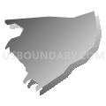 Welcome CDP, South Carolina (Gray Gradient Fill with Shadow)