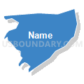 Welcome CDP, South Carolina (Solid Fill with Shadow)